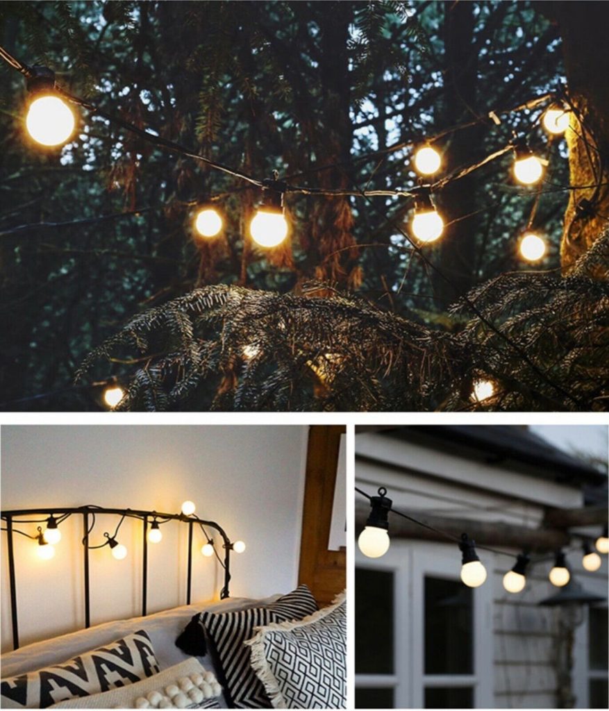 Outdoor IP44 waterproof LED gazebo lights 13m cable Hercules Gazebo®