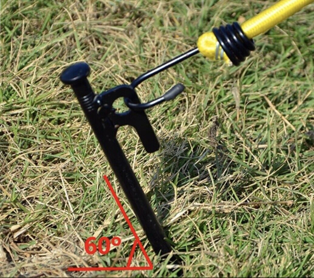 10x 1ft long heavy duty gazebo tent pegs commercial grade steel