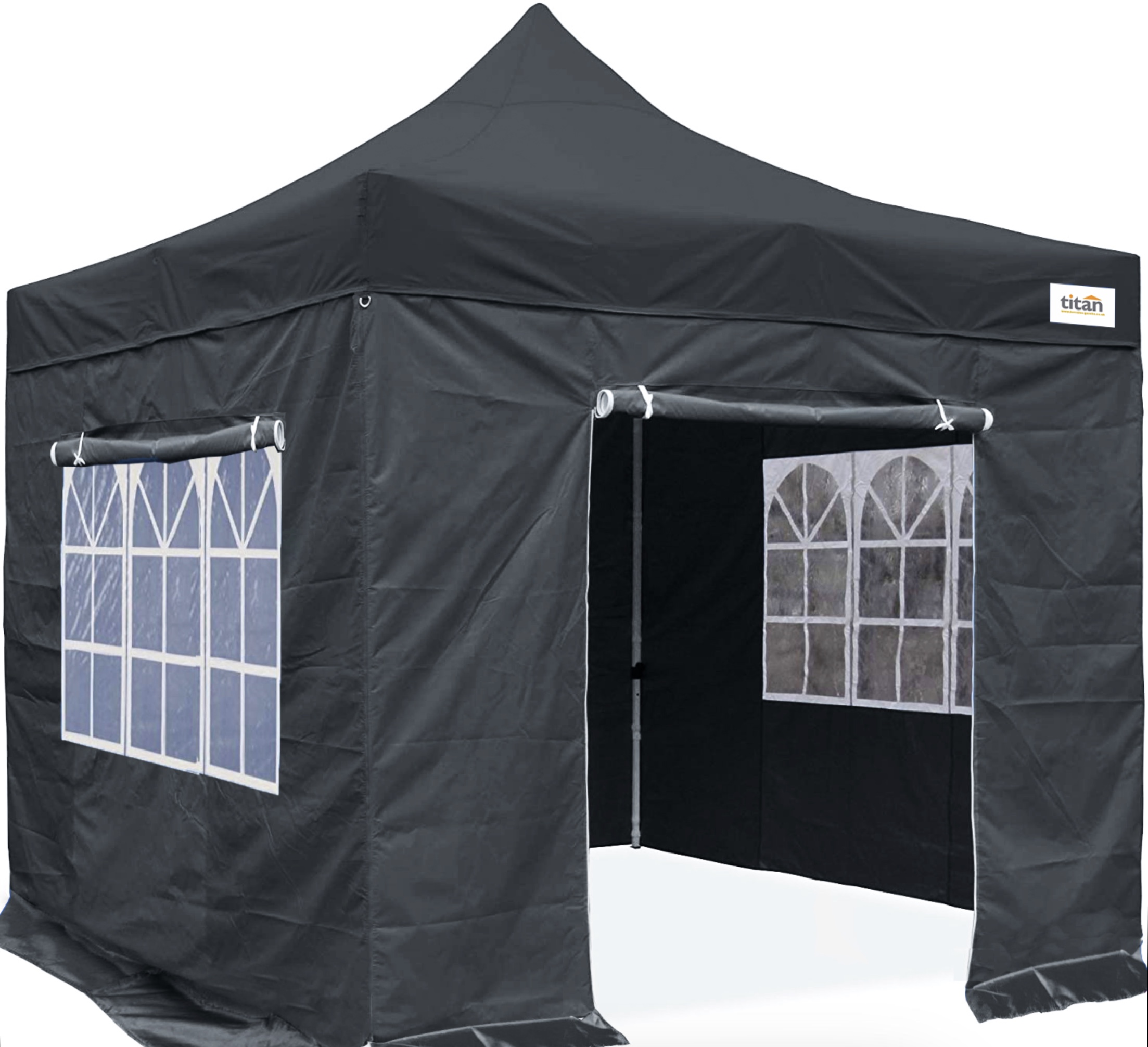 Titan Gazebo Hex 40mm Steel 3m x 3m 