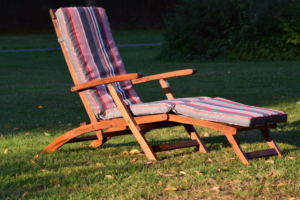 Acacia hardwood Reclining sun lounger