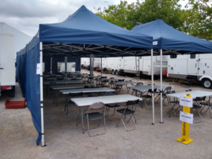 CUSTOMER Film set photo heavy duty pop up gazebos