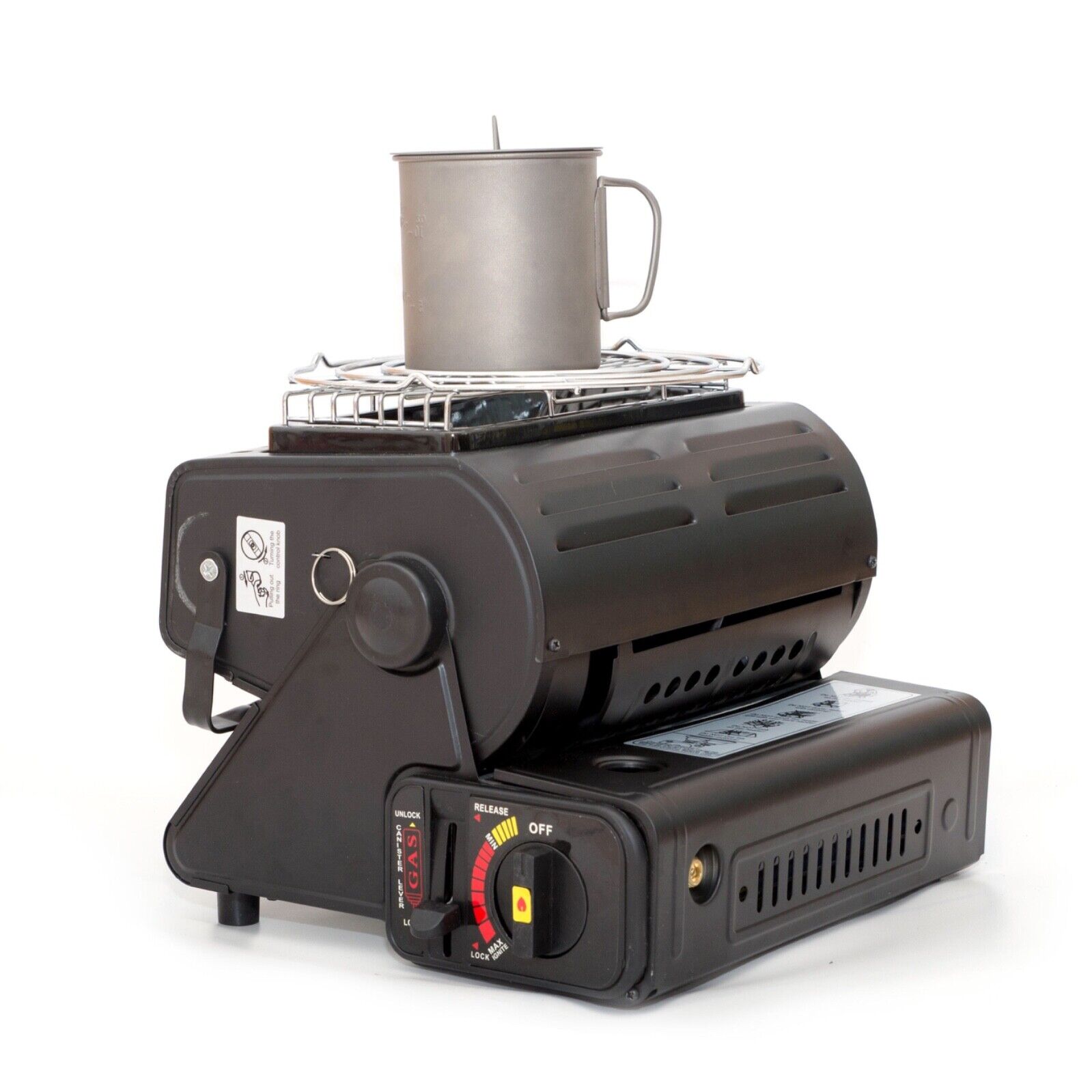 2 in 1 PORTABLE OUTDOOR HEATER / STOVE COMBO (BUTANE GAS) Hercules