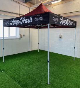 Printed valance banner wrap